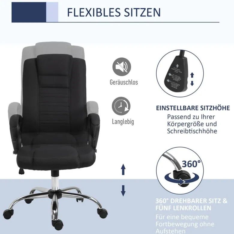Drehstuhl 921-265BK schwarz