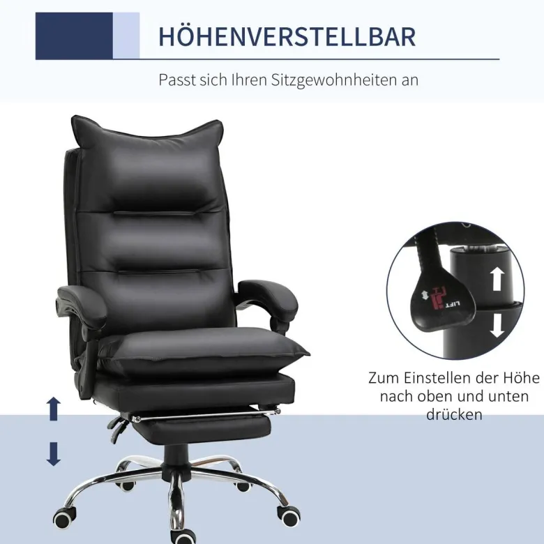 Drehstuhl 921-335BK schwarz