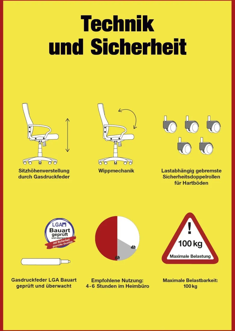 Drehstuhl Cassidy weiß