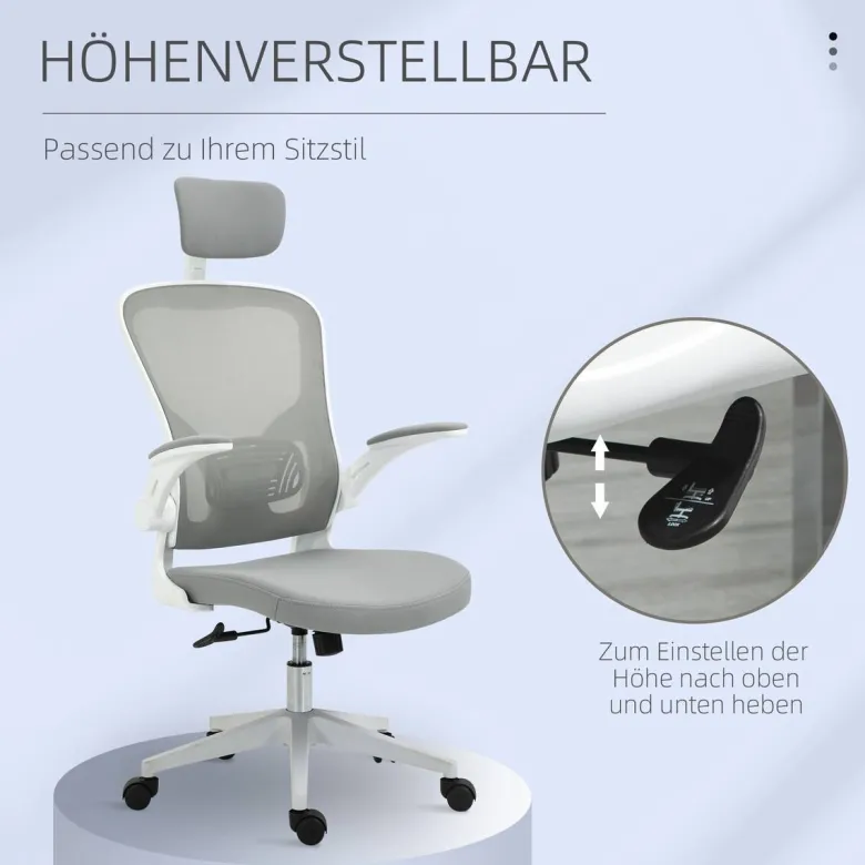Drehstuhl 921-417 grau