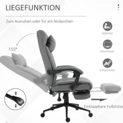 Drehstuhl 921-282GY hellgrau