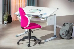 Drehstuhl Jessi himbeere weiß