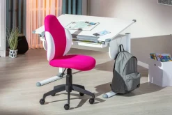 Drehstuhl Jessi himbeere weiß