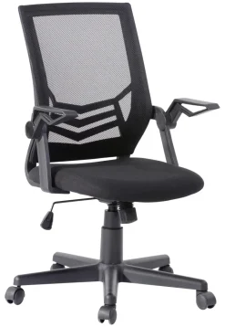 Drehstuhl Jilli schwarz Netzstoff Nylon