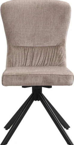 Drehstuhl Kate Cappuccino Samt B/H/T: ca. 51x97x67 cm