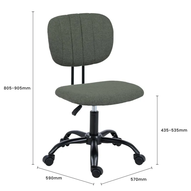 Drehstuhl Lilly grau