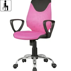 Drehstuhl pink Stoff