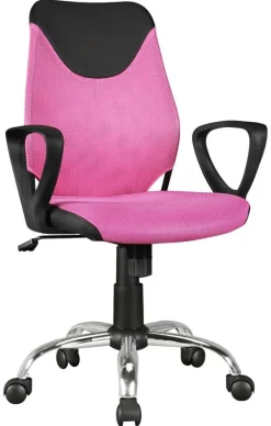 Drehstuhl pink Stoff