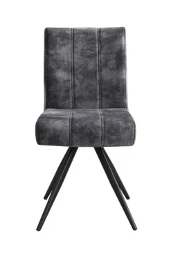 Drehstuhl Porto anthrazit Microfaser B/H/T: ca. 58x94x60 cm