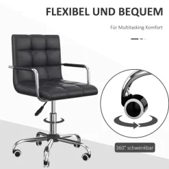Drehstuhl 02-0697 schwarz