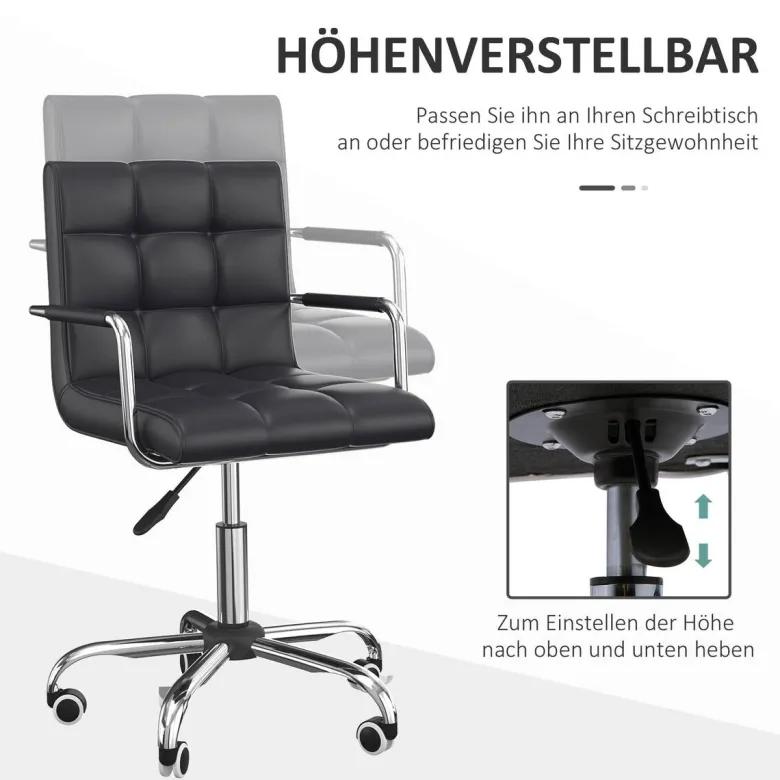 Drehstuhl 02-0697 schwarz