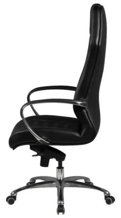 Drehstuhl schwarz Leder