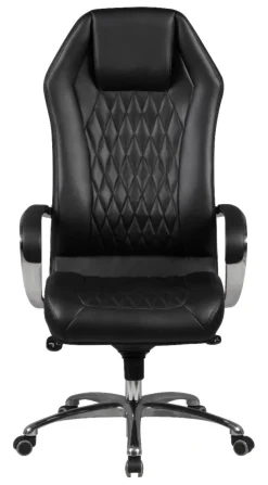 Drehstuhl schwarz Leder