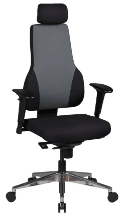 Drehstuhl schwarz Stoff