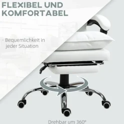 Drehstuhl 921-335WT weiß