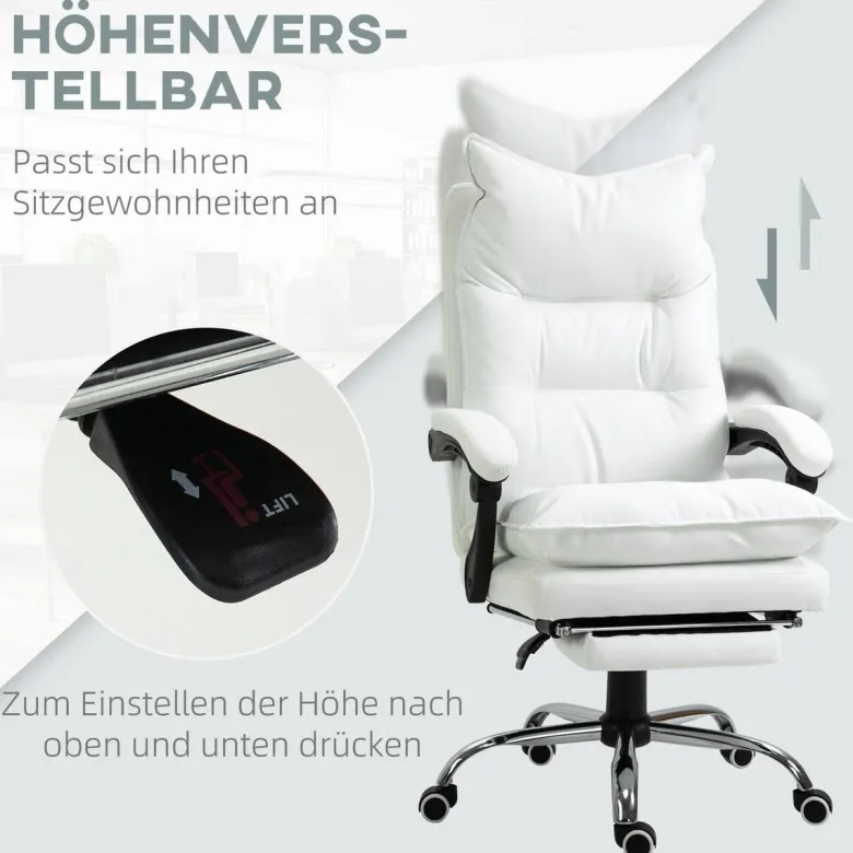 Drehstuhl 921-335WT weiß