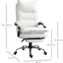Drehstuhl 921-335WT weiß