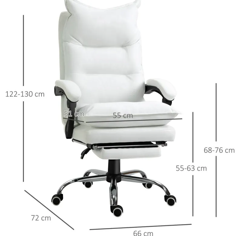 Drehstuhl 921-335WT weiß