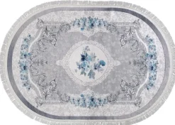 Druckteppich Sunshine grau B/L: ca. 140x200 cm