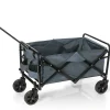 EASYmaxx Bollerwagen grau Metall B/H/L: ca. 14x51,5x64,5 cm