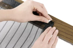 EASYmaxx Fliegengitter schwarz B/L: ca. 90x210 cm