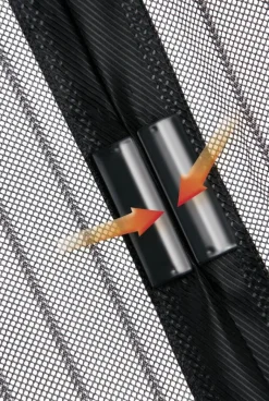 EASYmaxx Fliegengitter schwarz B/L: ca. 90x210 cm