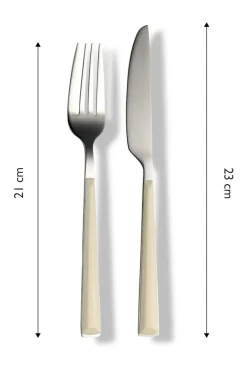 ECHTWERK Besteckset Basic creme Edelstahl 16 tlg.