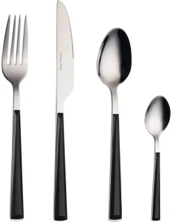 ECHTWERK Besteckset Basic schwarz Edelstahl 16 tlg.