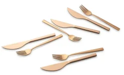 ECHTWERK Besteckset bronze Edelstahl 8 tlg.