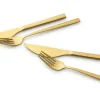 ECHTWERK Besteckset gold Edelstahl 4 tlg.