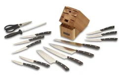 ECHTWERK Messerblock Premium braun Stahl 15 tlg.