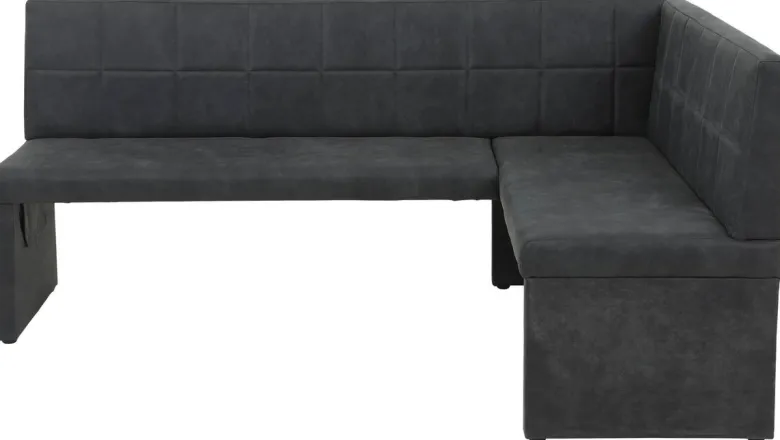 Eckbank Melanie anthrazit H/L: ca. 90x200 cm