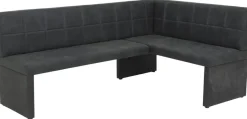 Eckbank Melanie anthrazit H/L: ca. 90x200 cm