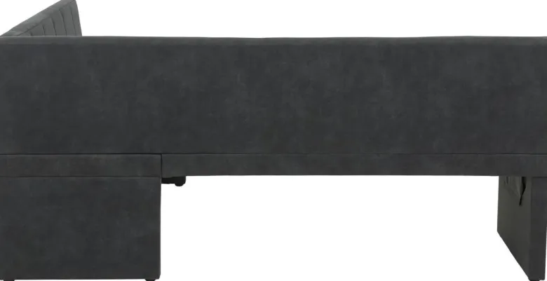 Eckbank Melanie anthrazit H/L: ca. 90x200 cm