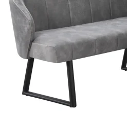 Eckbank Sven grau B/H/T: ca. 187x81,5x155 cm