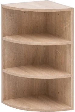 Eckregal Eiche Sonoma Nachbildung B/H/T: ca. 30x60x30 cm