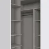 Eckschrank New York C Alpinweiß B/H/T: ca. 120x236x120 cm