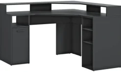 Eckschreibtisch Zocker anthrazit B/H/T: ca. 139x90x139 cm