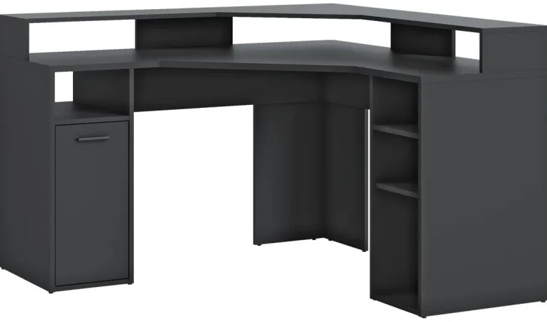 Eckschreibtisch Zocker anthrazit B/H/T: ca. 139x90x139 cm
