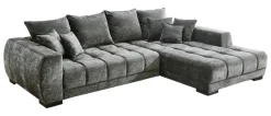 Ecksofa anthrazit Microfaser B/H/T: ca. 300x86x215 cm