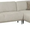Ecksofa creme Microfaser B/H/T: ca. 293x95x178 cm