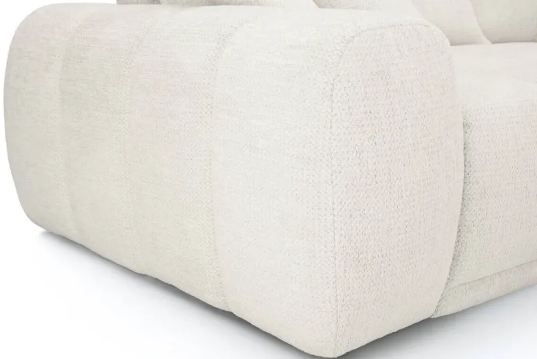 Ecksofa elfenbein Microfaser B/H/T: ca. 312x97x229 cm