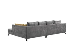 Ecksofa grau Microfaser B/H/T: ca. 306x92x203 cm