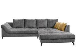 Ecksofa grau Microfaser B/H/T: ca. 306x92x203 cm