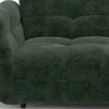 Ecksofa grün Microfaser B/H/T: ca. 280x81x178 cm