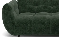 Ecksofa grün Microfaser B/H/T: ca. 280x81x178 cm