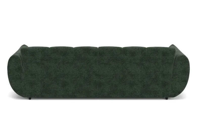 Ecksofa grün Microfaser B/H/T: ca. 280x81x178 cm