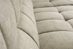 Ecksofa mit Bettfunktion beige Flachgewebe B/H/T: ca. 267x93x163 cm