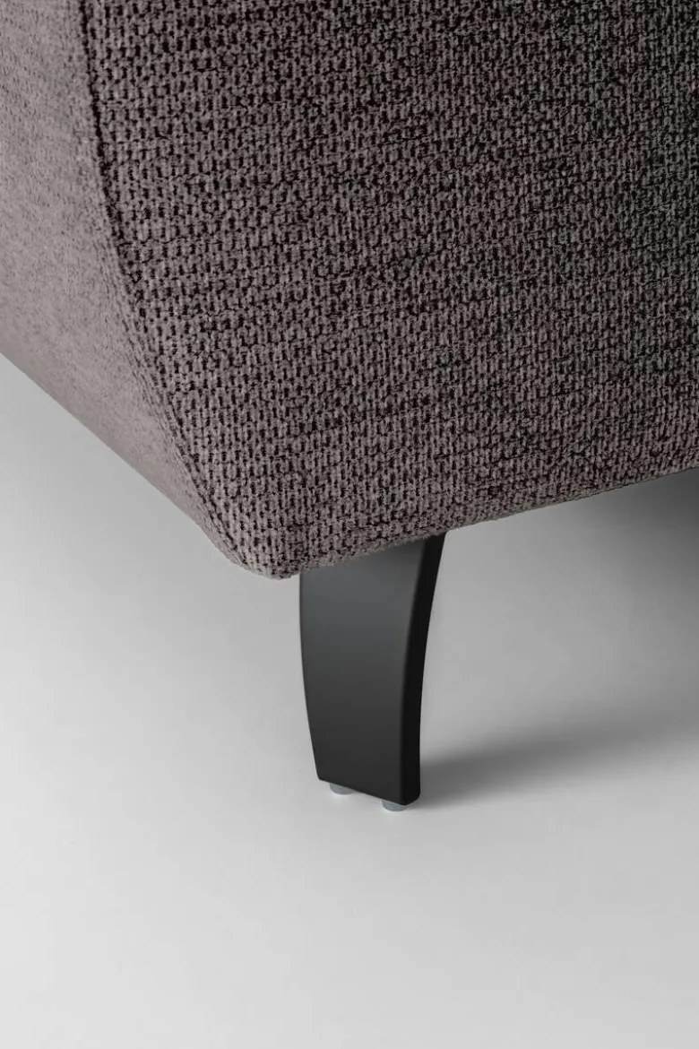 Ecksofa mit Bettfunktion braun Flachgewebe B/H/T: ca. 280x96x238 cm