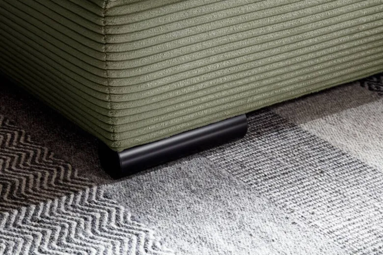 Ecksofa mit Bettfunktion grün Microfaser B/H/T: ca. 303x88x202 cm